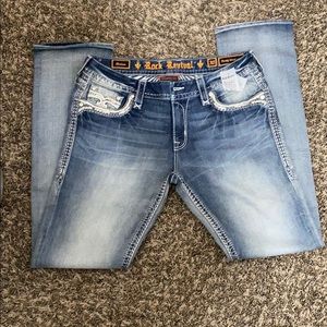 NWT rock revival straight jeans 30